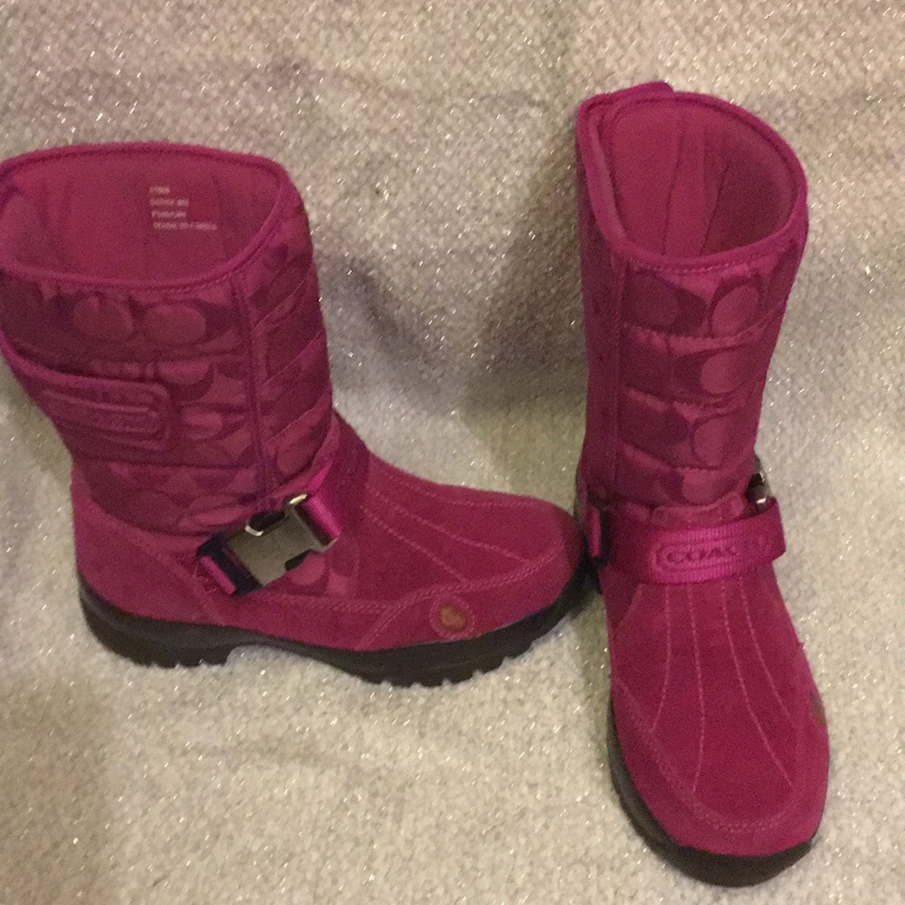 Coach winter boots